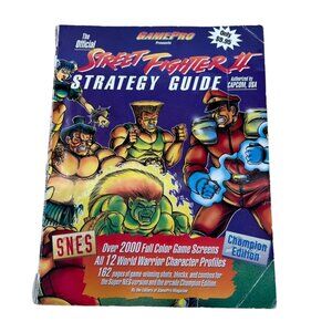 Street Fighter II Official Champion Strategy Guide Super Nintendo SNES 2